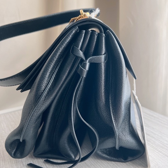 Valentino V-Ring Medium Leather Shoulder Bag - Picture 5 of 15